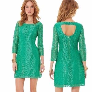 Lilly Pulitzer Camellia Bamboo Geo Lace Dress